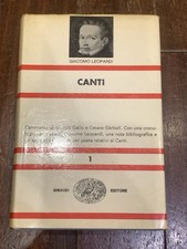 Giacomo Leopardi - CANTI - Einaudi NUE