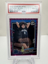 2023 Panini Donruss Optic Anthony Black Rated Rookie Rosa Velocità /79 PSA 10