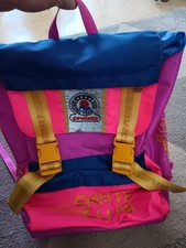 ZAINO INVICTA  SKATE CLUB FUCSIA VIOLA BLU VINTAGE ANNI 80 90 u312