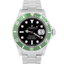 Rolex Submariner Date 40 mm KERMIT verde acciaio inox 16610 LV BOX come nuovo 2008