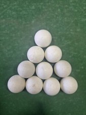 Set di 10 Palline Semi-Professionale per Calcio Balilla Nylon Pressato x10PCS