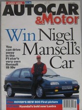 AUTOCAR magazine 3 July 1991