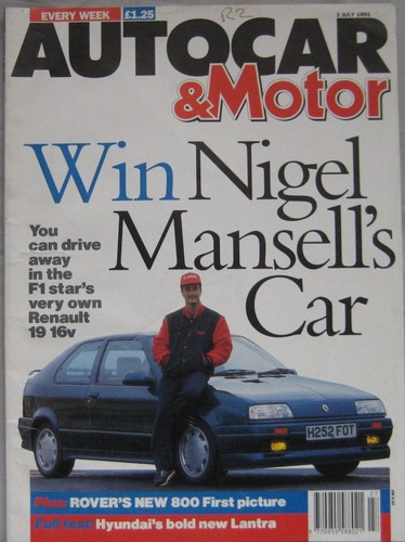 Autocar magazine july 1991 - autocar, 3