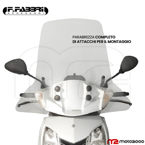 Kit parabrezza paravento alto - parabrezza,