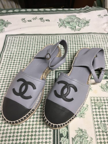 Espadrillas grigia chanel - espadrillas,
