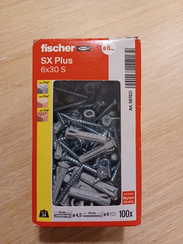 100 tasselli fischer - 100, sx