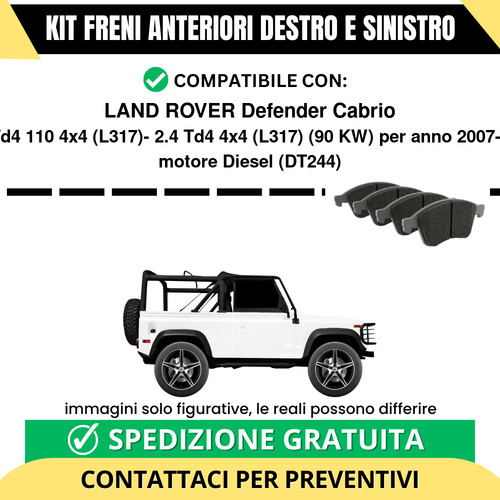 Pastiglie freno anteriori - pastiglie,
