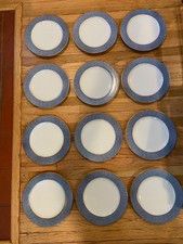 12 Piatti di servizio/caricabatterie Limoges Bernardaud Granito Blu