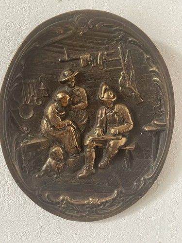 Placca parete bronzo - da,