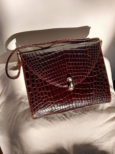 Borsa vero coccodrillo - coccodrillo, 100%