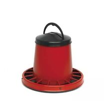 MANGIATOIA A TRAMOGGIA CON ANTISPRECO DA 3 KG IN PLASTICA PER POLLI GALLINE