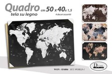 QUADRO PARETE TELA STAMPA SU