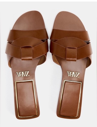 Zara sandali piatti incrociati - piatti,