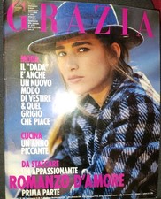 RIVISTA MODA GRAZIA 1988 N. 2447 CON INSERTO. GRAZIA VINTAGE. MODA DADA. RARA