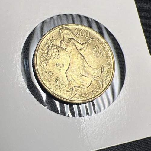 1981 italy 200 - lire, fao