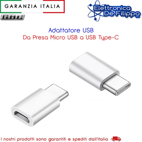 Adattatore usb presa micro - adattatore, da