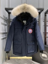 Piumino uomo Canada Goose blu