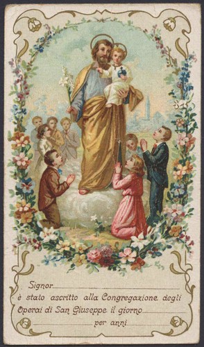 Antico santino cromo - antico, card