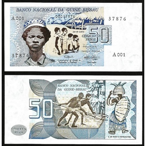 Guinea bissau pesos 1975 - guinea,