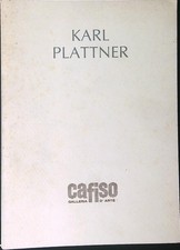 KARL PLATTNER AA.VV. CAFISO 1991  BROSSURA