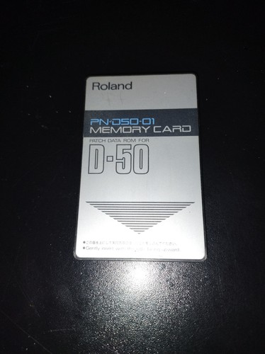 Roland card d50 x - roland, pn-d50-01