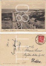 CHIOGGIA - SPIAGGIA DI SOTTOMARINA - PASSEGGIATA AL MARE (VENEZIA) 1935