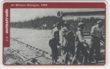 VIACARD SERIE STORICA GOLDEN 65 N PICCOL A1 MILANO - BOLOGNA 1958 DA 10.000£ PIK