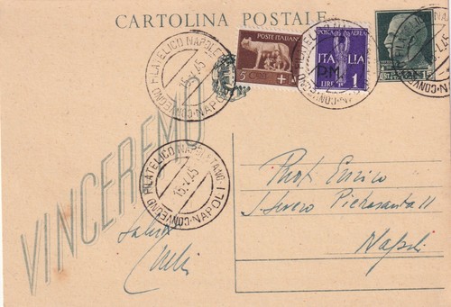 Rsi 1945 cartolina postale - rsi,