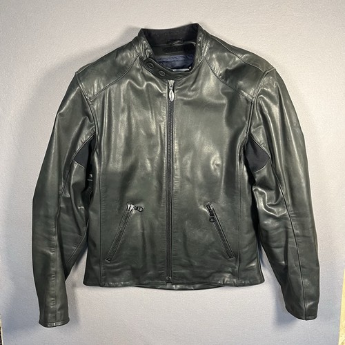 Triumph giacca moto pelle - pelle, uomo