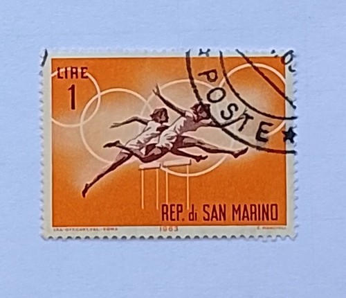 Francobollo repubblica san - francobollo,