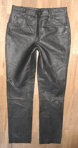 Uomo jeans pelle pantaloni - uomo-, pelle/pantaloni