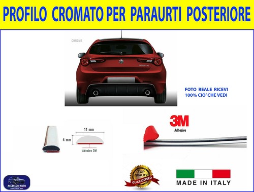 Profilo adesivo cromo - profilo,