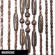 TENDA CON PERLE IN LEGNO