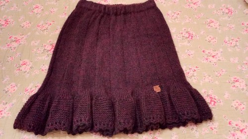 Gonna lana handmade - di,