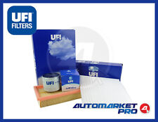 KIT 3 FILTRI UFI FILTERS FIAT NUOVA PANDA 1.2 1200 TAGLIANDO ARIA OLIO ABITACOLO