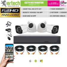 Kit 4 telecamere 4CH HD DVR