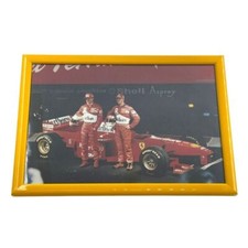 Quadro su fotografia Ferrari F300 Presentazione M.Schumacher e E.Irvine 1997 ...