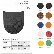 SOPRATACCO TACCO IN GOMMA MORBIDA COMFORT VIBRAM LEISURE ANTISCIVOLO ANTIUSURA