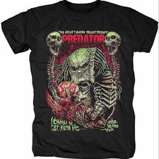 PREDATOR T-SHIRT MAGLIETTA UOMO MEN CULT MOVIE HORROR CASUAL ABBIGLIAMENTO