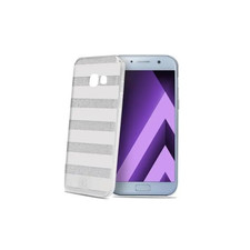CELLY STRIPES COVER PER SAMSUNG GALAXY A5 2017 A SPECCHIO CON STRISCE GLITTER AR