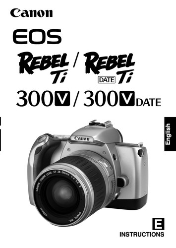Canon eos rebel - rebel, 300v