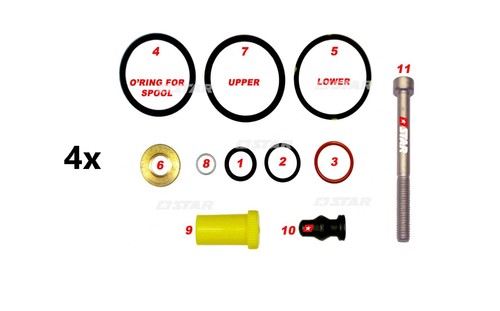 Kit guarnizioni - x4,