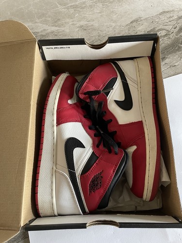 Nike air jordan mid - air, bianco