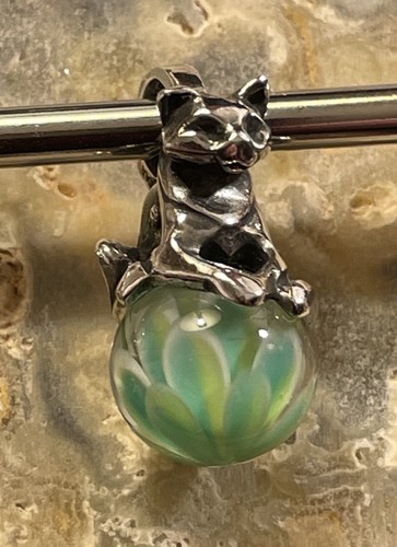Trollbeads ciondolo gatto - trollbeads,