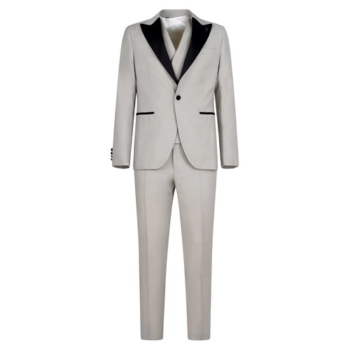 Paoloni abito smoking - -, beige