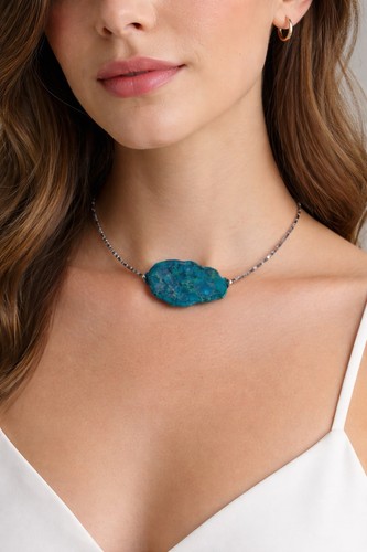 Collana semirigida con ematite - semirigida,