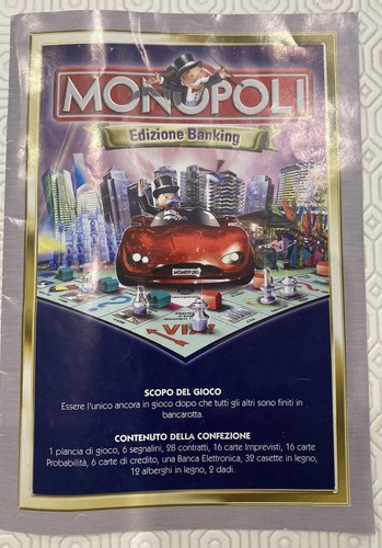 Monopoli edizione banking - monopoli,