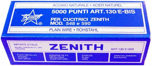 Scatola 5000 punti cucitrice - punti,