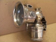 Fanale MILLER mod. Carbo, a carburo/acetilene, inizio ‘900, per bici storiche