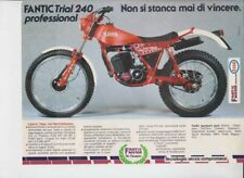 advertising Pubblicità FANTIC MOTOR TRIAL 240 PROFESSIONAL'83-MOTOITALIANE EPOCA